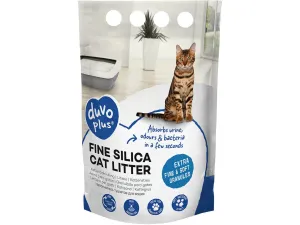 Premium Fine Silica cat litter 0,5-1,5mm - 5L - 2kg white Pets Qatar