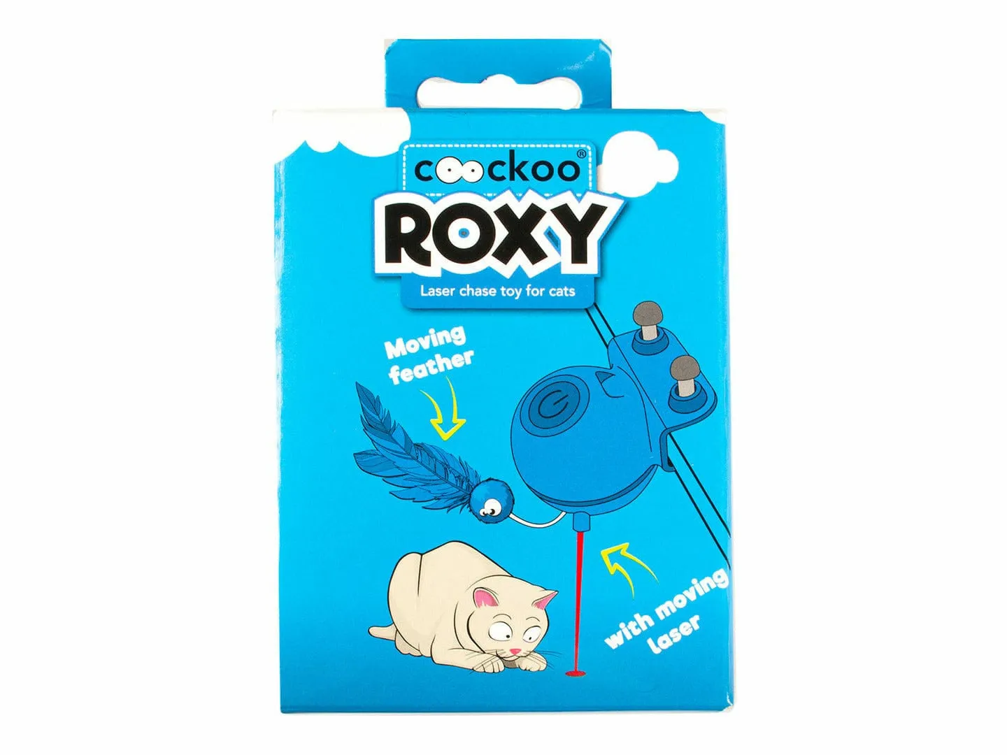 Roxy laser toy 8x8x10,5cm blue Pets Qatar
