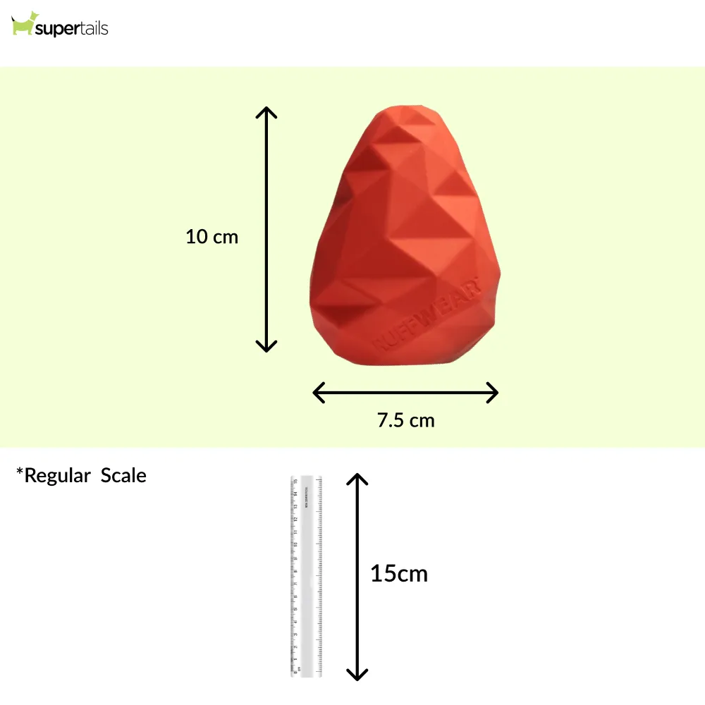 Ruffwear Gnawt a Cone Toy for Dogs (Sockeye Red)
