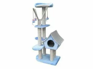 SAGRADA Cat Scratching Pole - Blue Pets Qatar