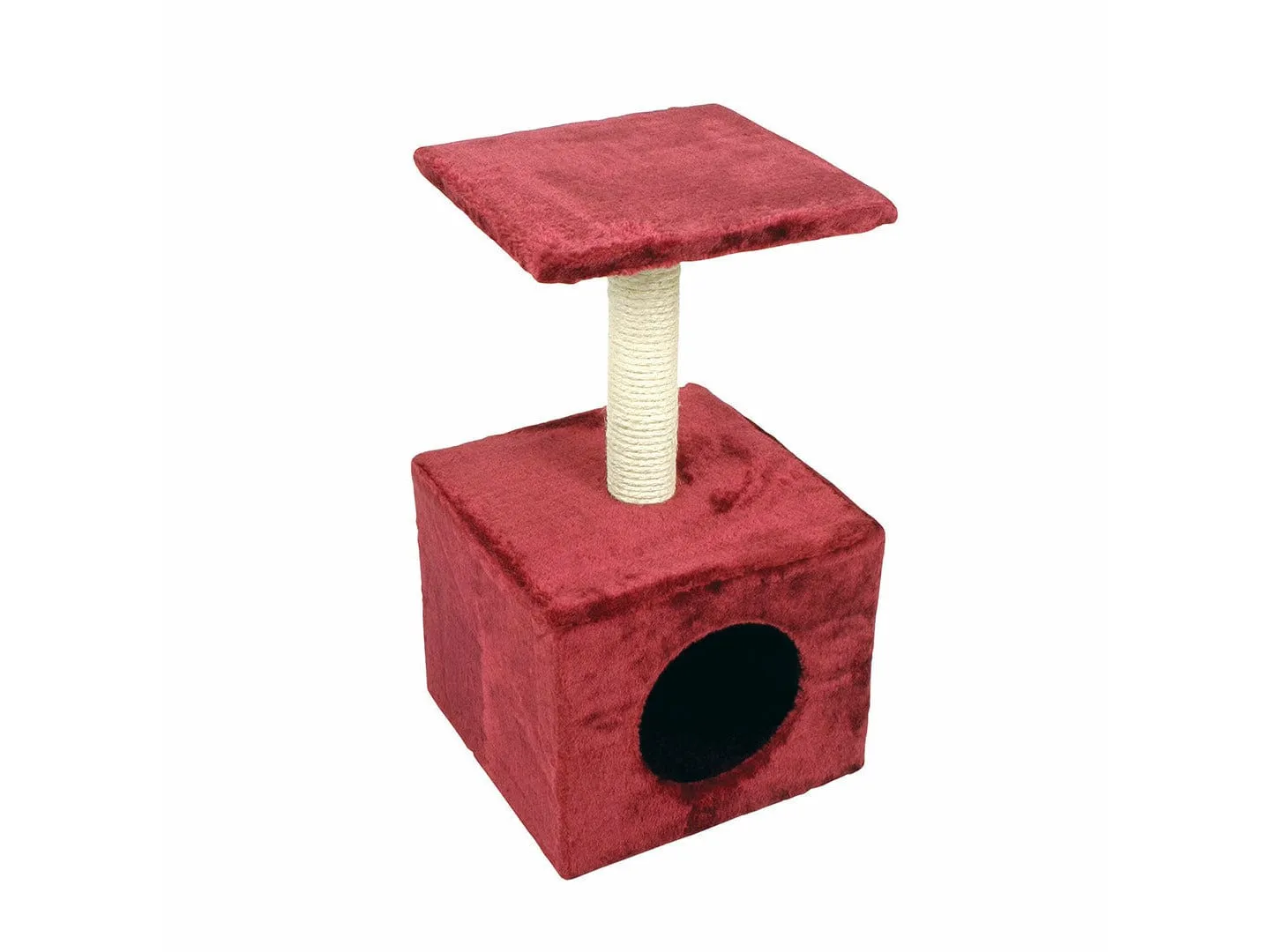 Scratching Post Christa 31x31x57cm bordeaux Pets Qatar