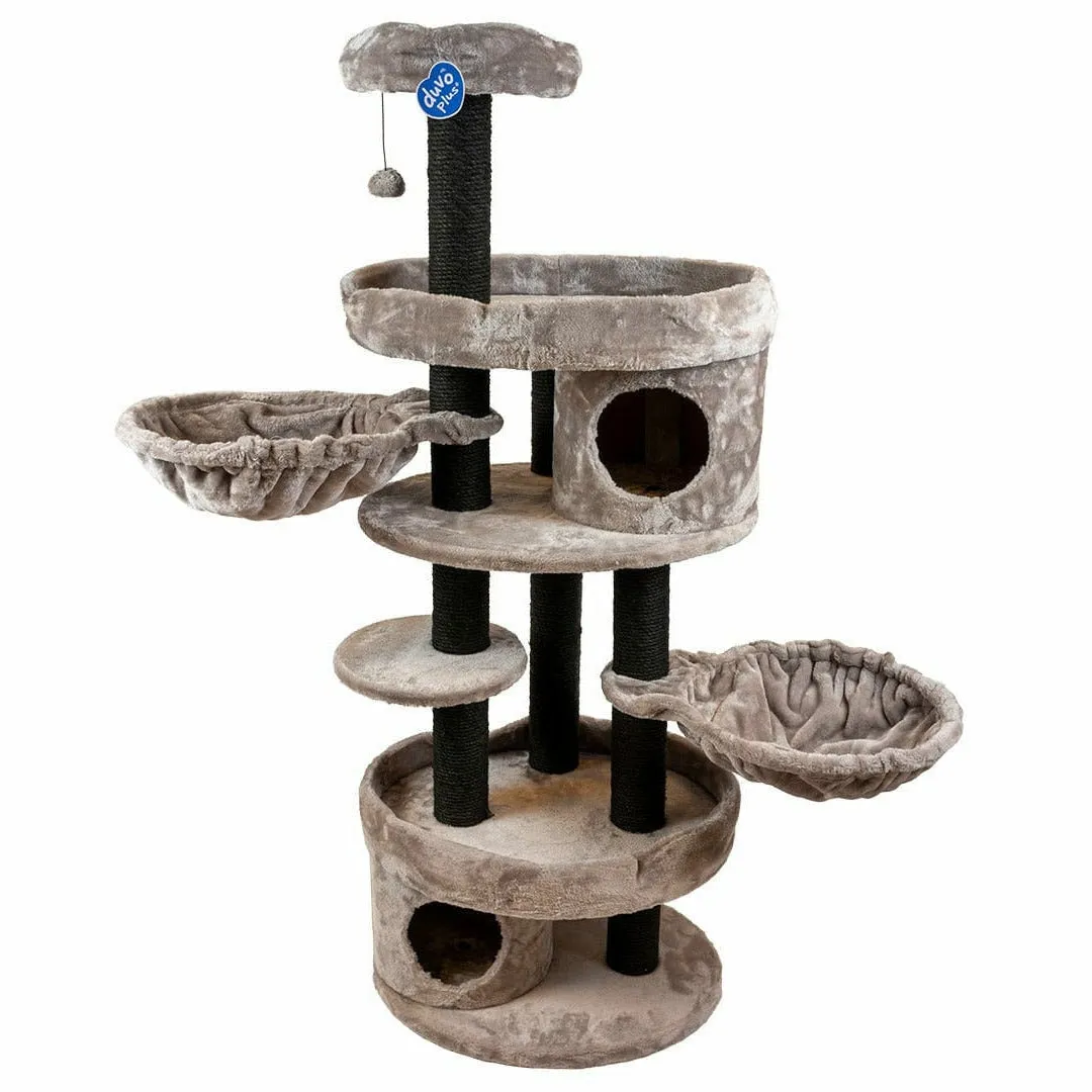 Scratching post Coco 60x48x152cm anthracite Pets Qatar