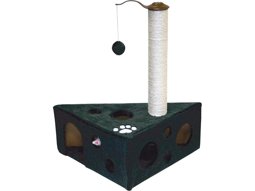 Scratching Post Felix 46x46x68cm anthracite Pets Qatar