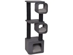 Scratching Tree Akita 37X37X111Cm Grey Pets Qatar