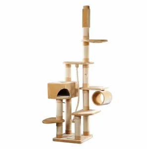 SCRATCHING TREE COMFORTTREE EMPERIORKING SANDY 56x56x240-265CM (A,B) Pets Qatar