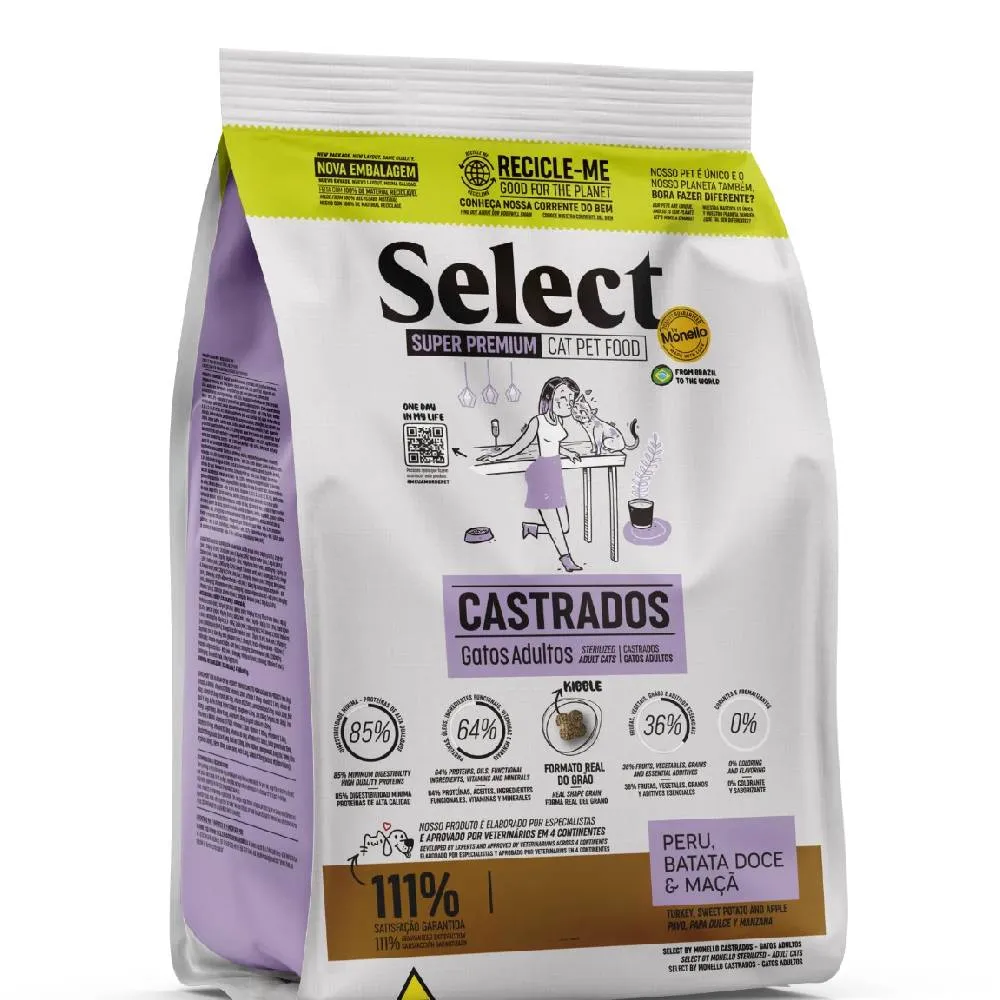 Select By Monello Sterilized  Adult Cats 7Kg Pets Qatar
