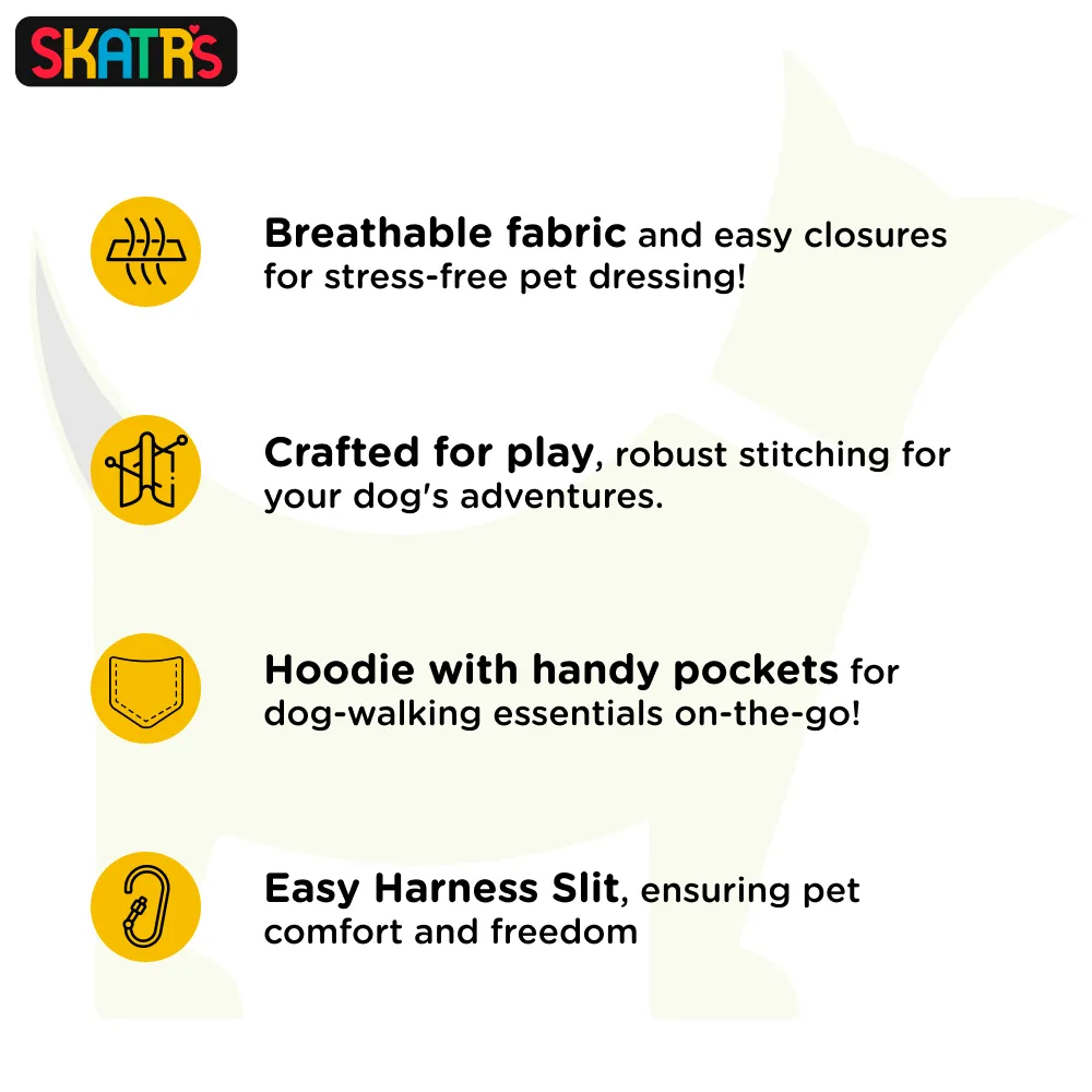 Skatrs Pebble Trio Breezy Vest for Cats&Dogs (Blue)