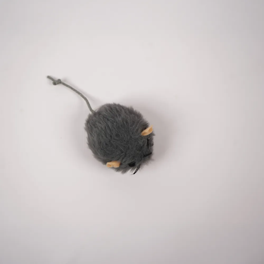 Skatrs Wiggle MouseToyforCats (Grey)