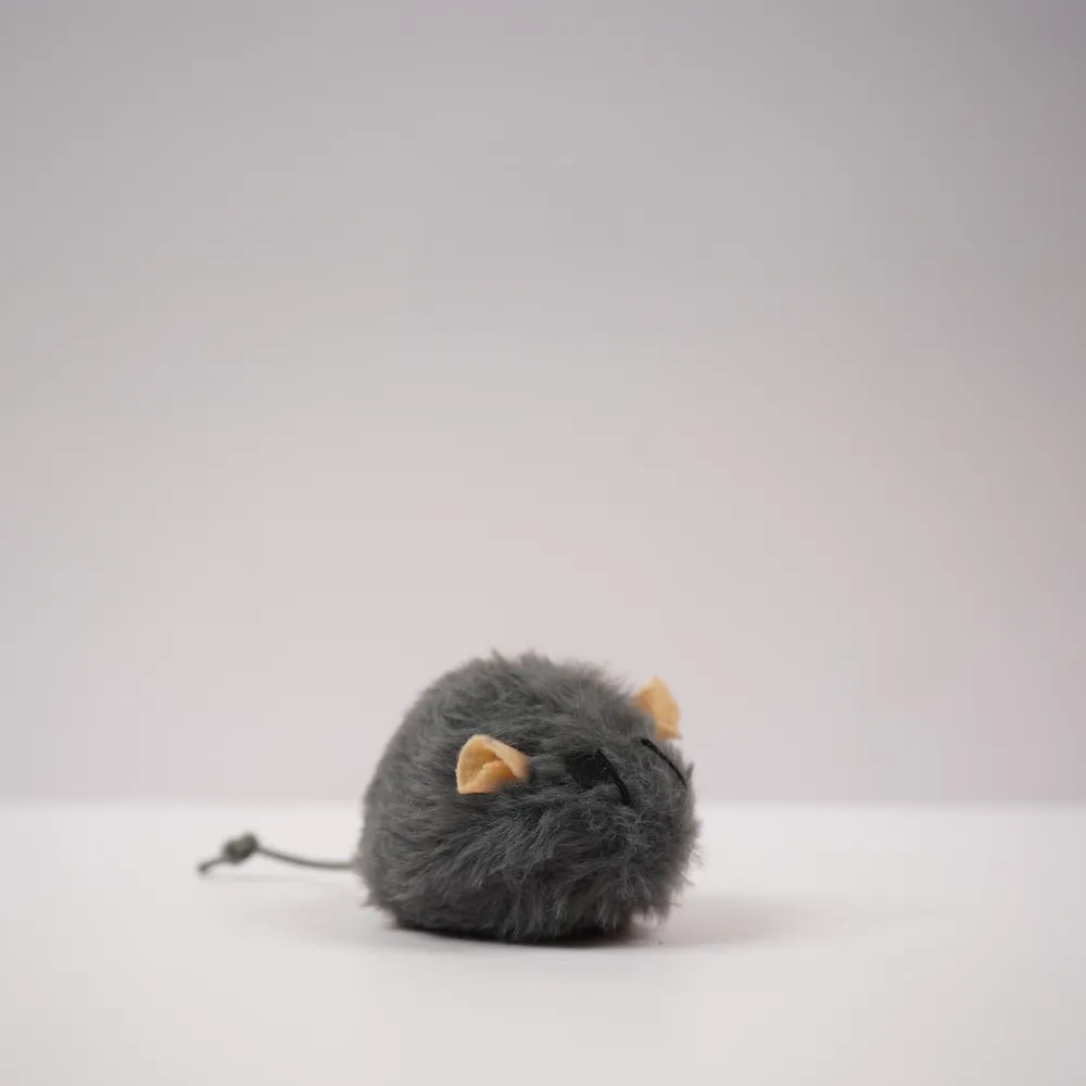 Skatrs Wiggle MouseToyforCats (Grey)