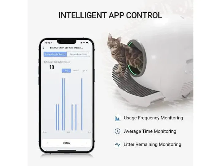 Smart cat litter box WiFi version Pets Qatar
