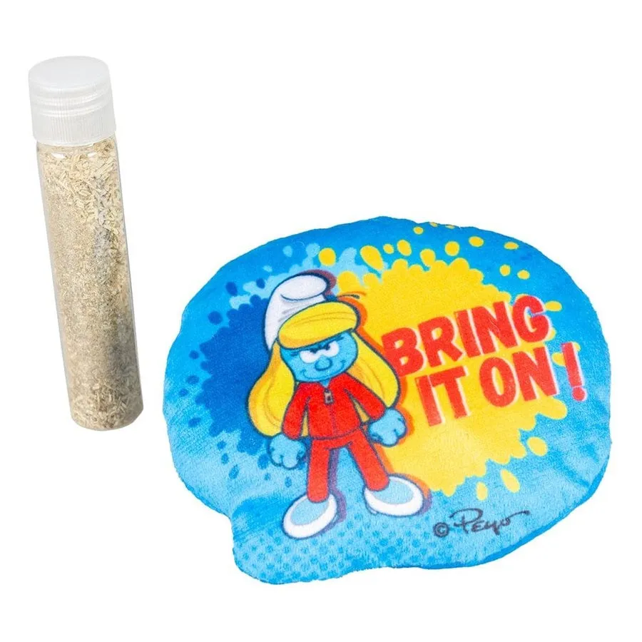 Smurfette catnip toy 11x2x9cm blue Pets Qatar