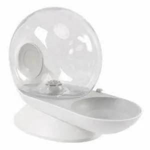 Snail-Shaped Water Dispenser Grey 30*23.8Cm 680G Grey Pets Qatar
