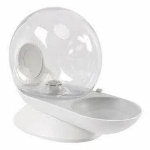 Snail-Shaped Water Dispenser Grey 30*23.8Cm 680G Grey Pets Qatar