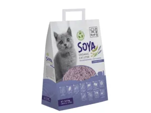 SOYA Organic Cat Litter Lavander Scented 6 L - 100% Biodegradable Pets Qatar