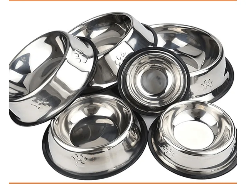 Stainless Steel Dog Bowl Pets Qatar