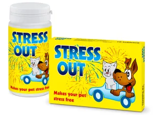 Stress Out - Natural Calming Tablets For Dogs And Cats 10 Tabs Pets Qatar