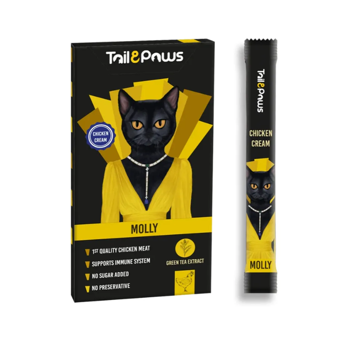Tail Paws MOLLY CHICKEN 15 G X 5 PIECES Pets Qatar