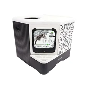 Terra Forma Eco Foldable Cat Litter Box Black Floral Pets Qatar