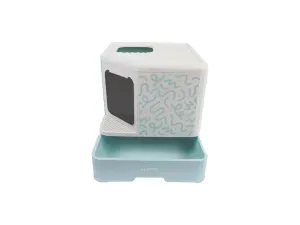 Terra Forma Eco Foldable Cat Litter Box Blue Pets Qatar