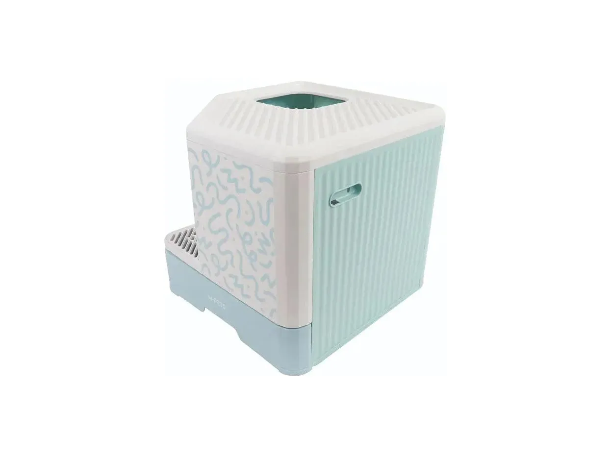 Terra Forma Eco Foldable Cat Litter Box Blue Pets Qatar