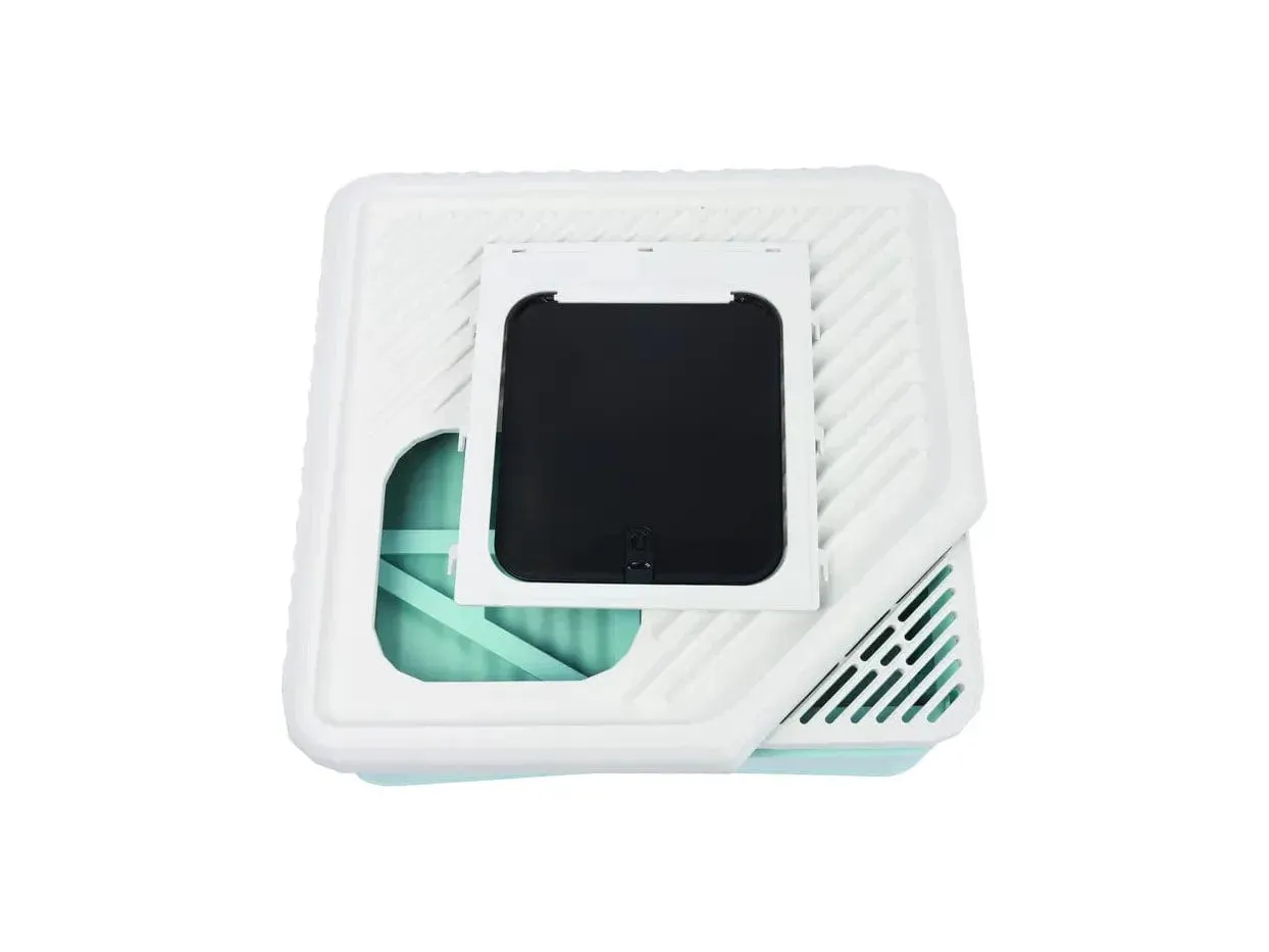 Terra Forma Eco Foldable Cat Litter Box Blue Pets Qatar