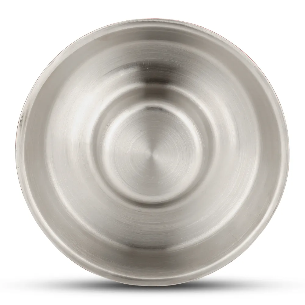 The Happy Lots Slant Feeder WhiskerWare for Dogs and Cats (Red)
