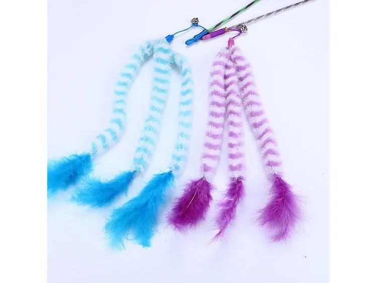 Three strands of plush cat teaser Pets Qatar