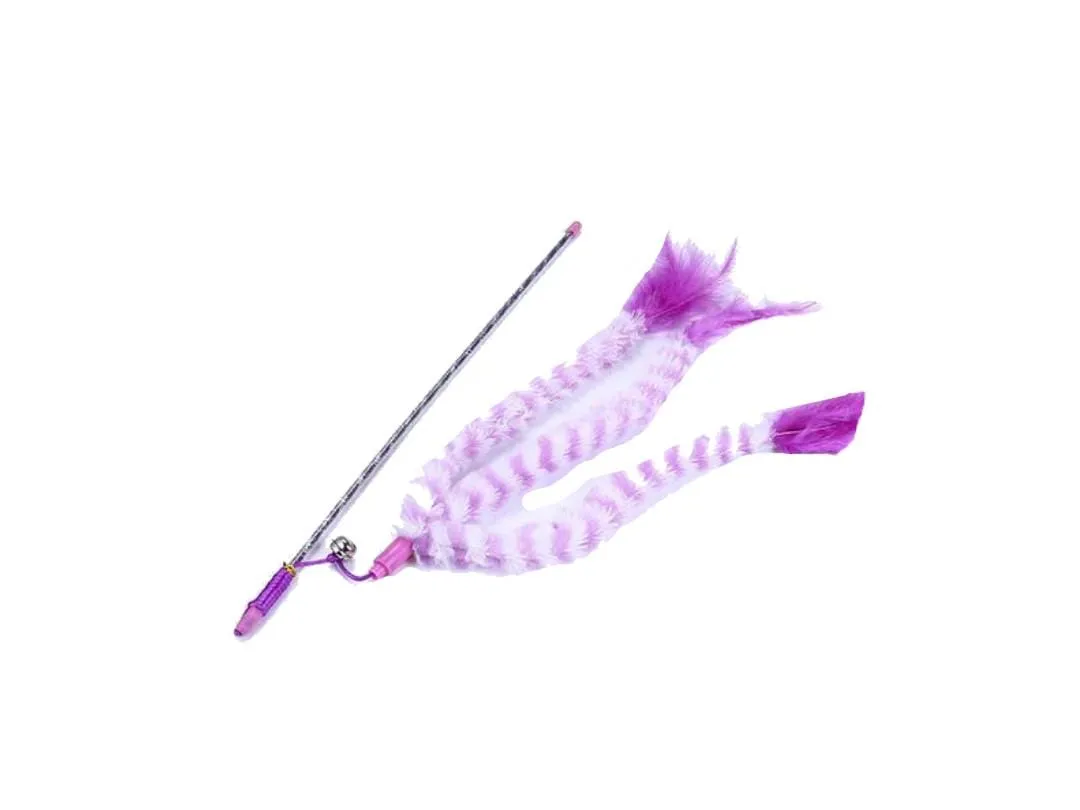 Three strands of plush cat teaser Pets Qatar