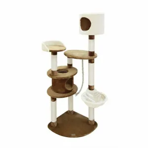 TIAGO Cat Pole - Beige-Brown Pets Qatar