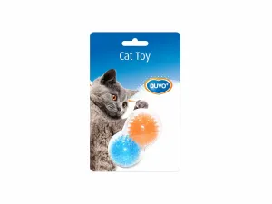 TPR Assortment Ball Hedgehog 8x4,5x4,5cm orange/blue Pets Qatar