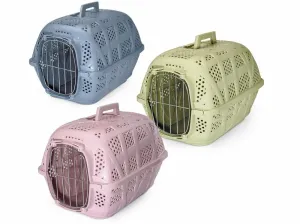 Trasp. Carry Sport Metal Rosso Fragola Pets Qatar