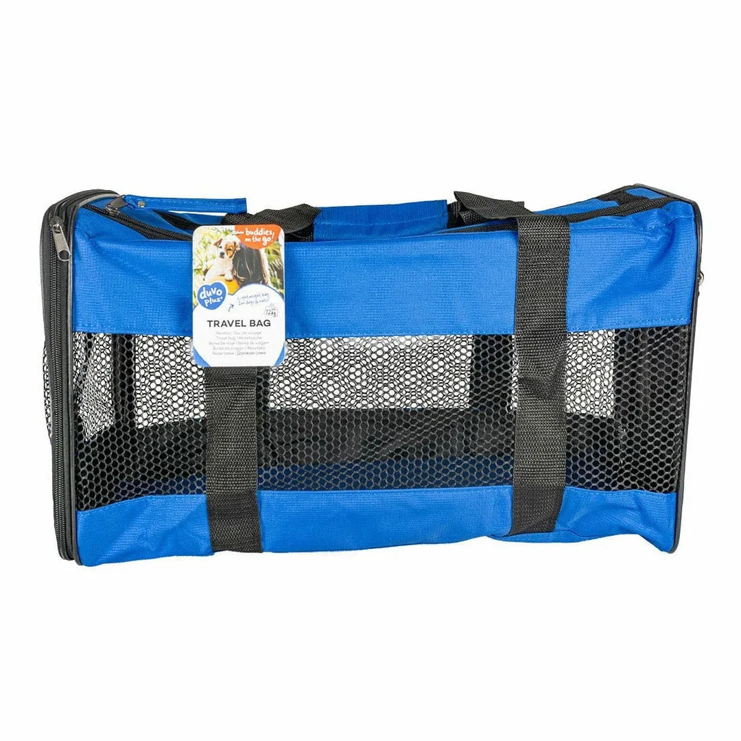 Travel Bag 47x25x27CM - max. 7kg blue/black Pets Qatar