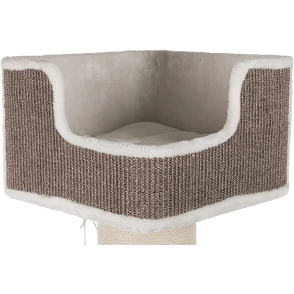 Trixie Ava Scratching Post for Cats (White/Grey)