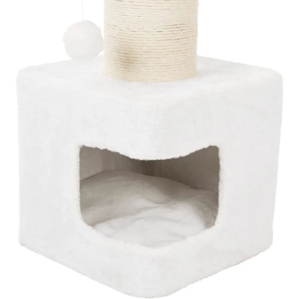 Trixie Ava Scratching Post for Cats (White/Grey)