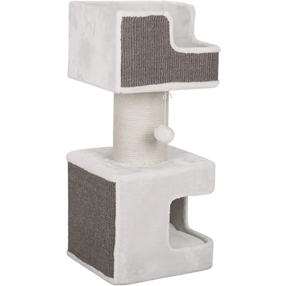 Trixie Ava Scratching Post for Cats (White/Grey)