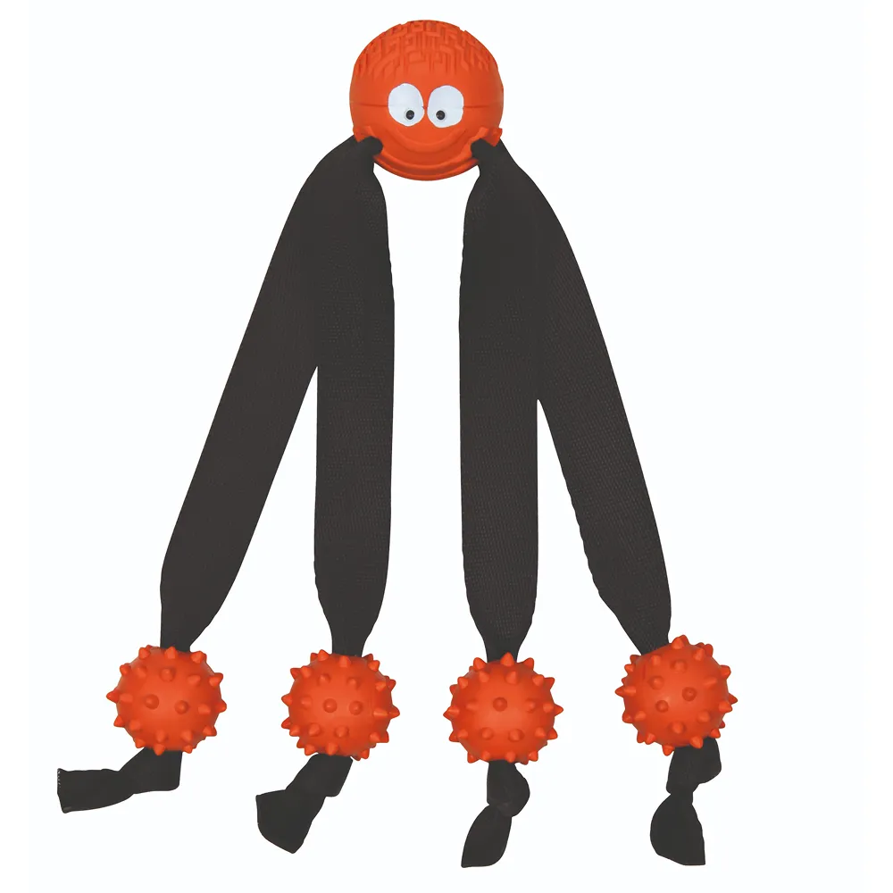 Trixie Ball with Strap Legs for Dogs (Orange)