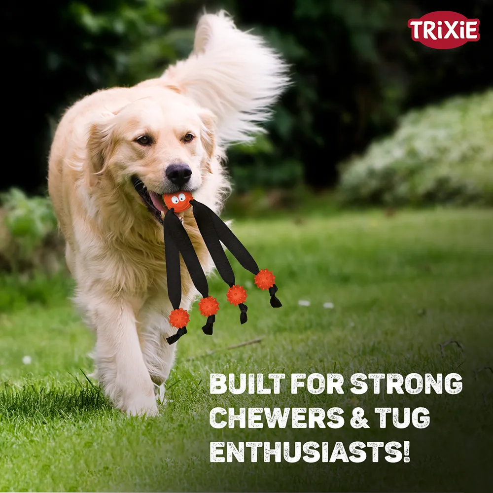 Trixie Ball with Strap Legs for Dogs (Orange)