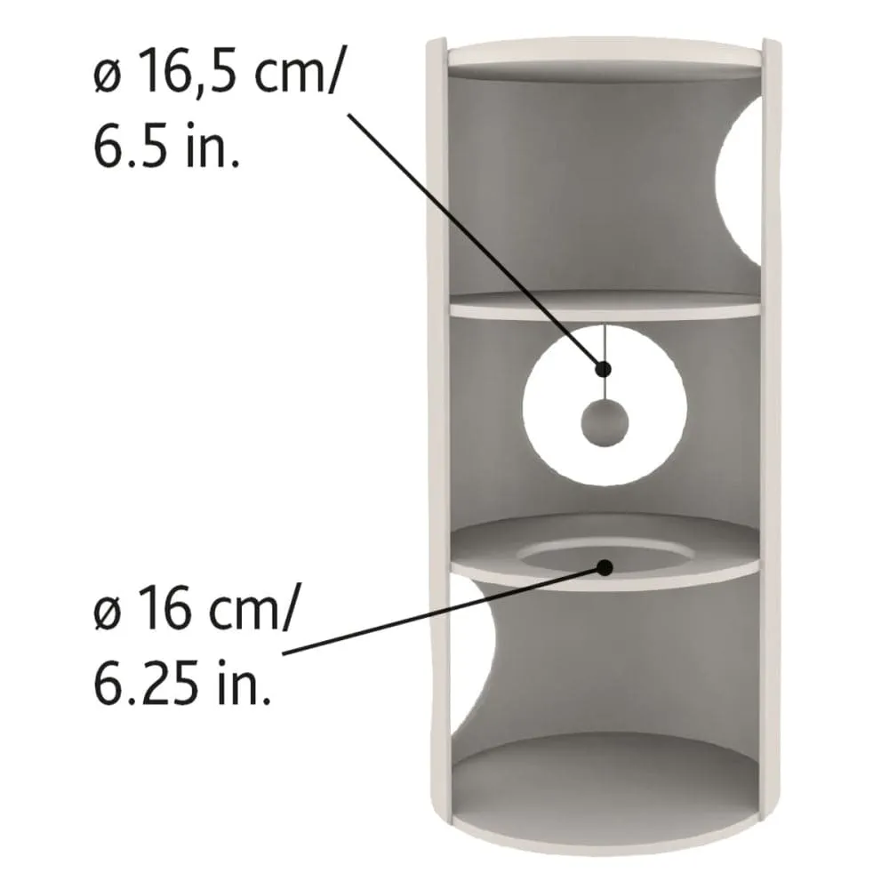 Trixie Samuel 3 Storey Tower for Cats (Beige)
