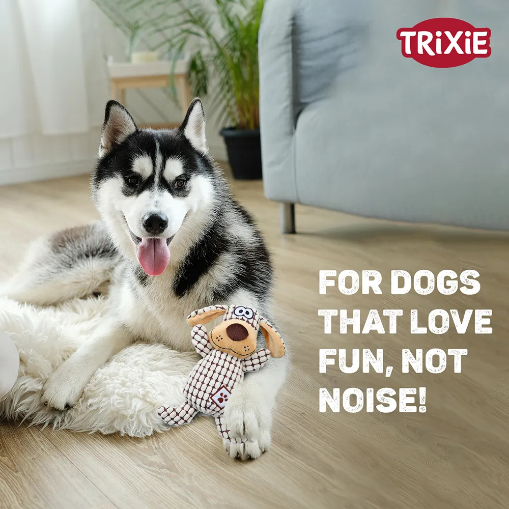 Trixie Soundless Plush Toy for Dogs (Brown)