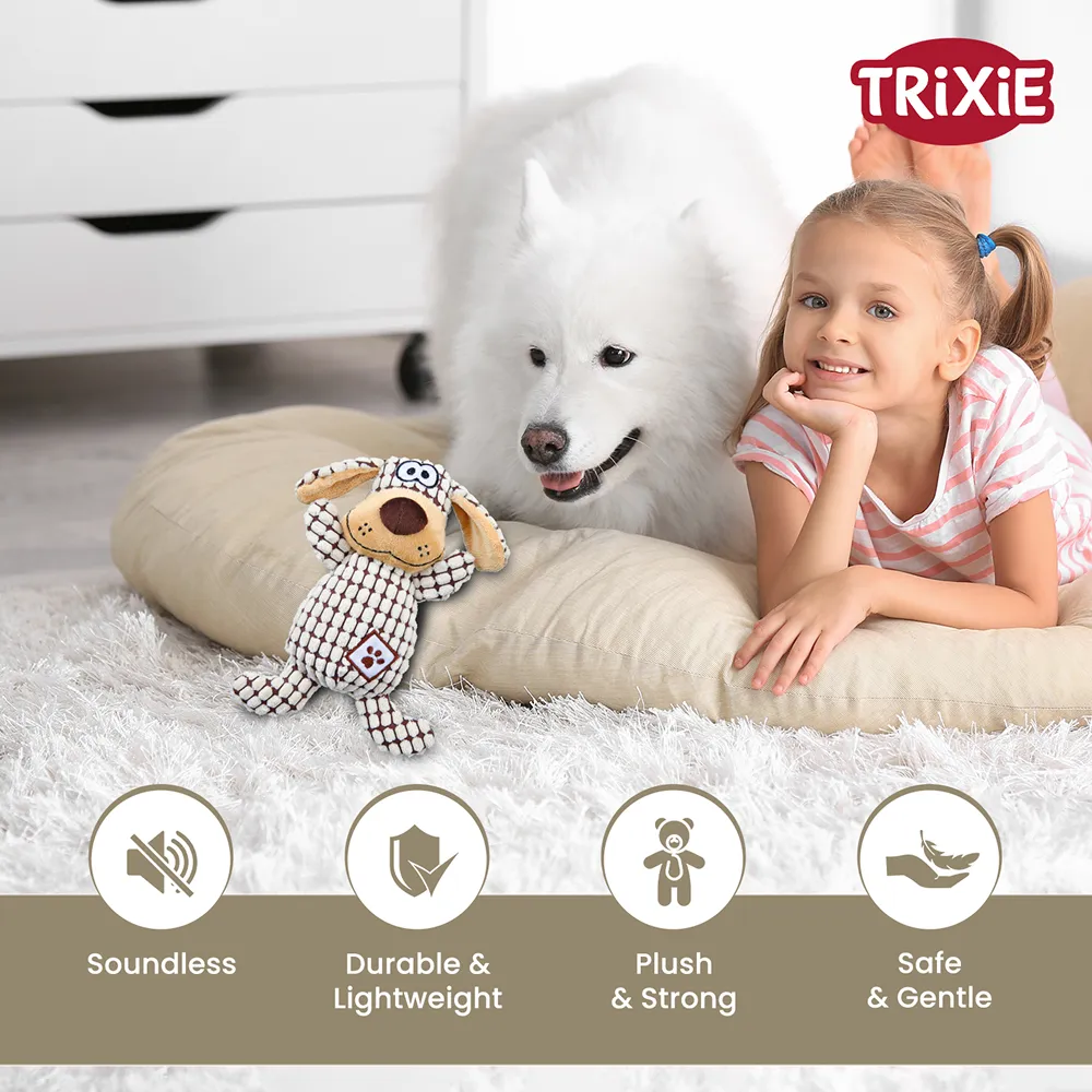 Trixie Soundless Plush Toy for Dogs (Brown)