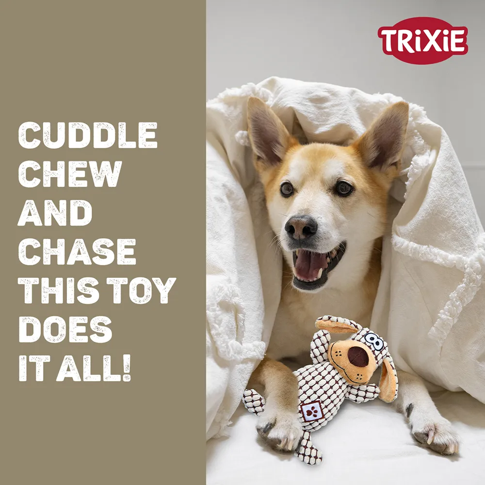 Trixie Soundless Plush Toy for Dogs (Brown)