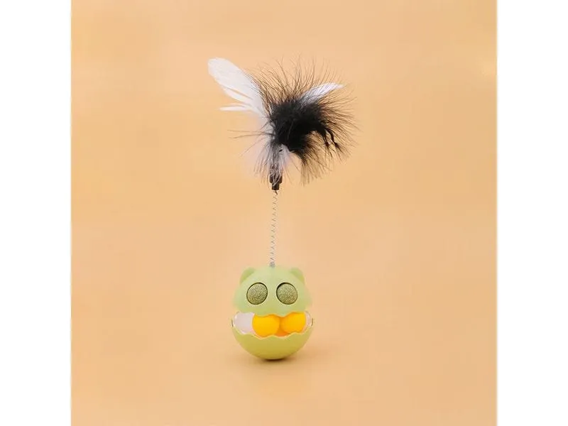 Tumbler Feather Teasing Cat Stick Pets Qatar