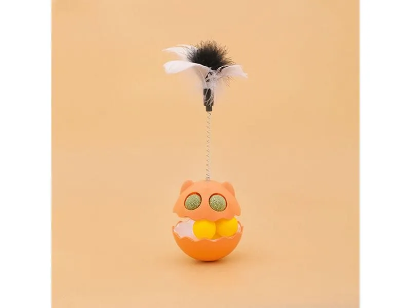 Tumbler Feather Teasing Cat Stick Pets Qatar