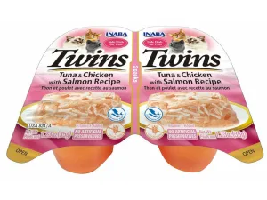 Twins-Tuna & Chicken with Salmon Recipe 35 g x 2 cups Pets Qatar