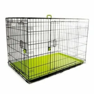VOYAGER WIRE CRATE - 2 DOORS XXL, GREEN Pets Qatar