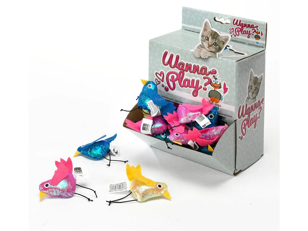 Wanna Play Bird Crinkle Paper 8x6cm Pets Qatar