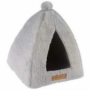 Yull Tipi // Size: 37 X 37 X 37 Cm Grey Pets Qatar
