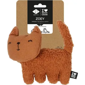 ZOEY - Refillable cat kicking cushion 15x5x12cm brown Pets Qatar