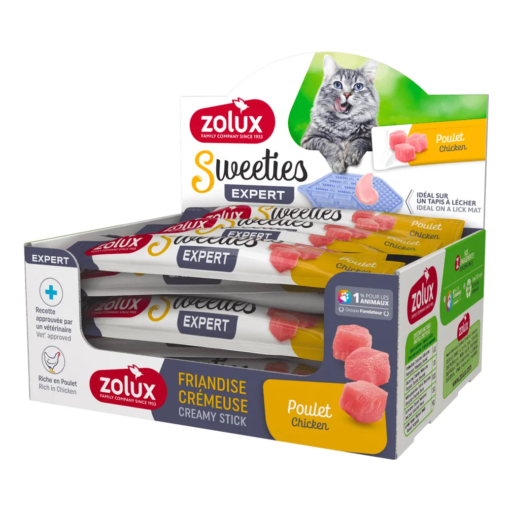 Zolux Sweeties Creamy Stick For Cat - Chicken, Pets Qatar